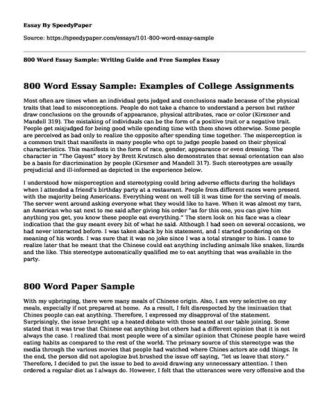 how many pages is a 800 word essay How does the number of pages an 800-word essay occupies vary based on formatting styles and paper thickness?