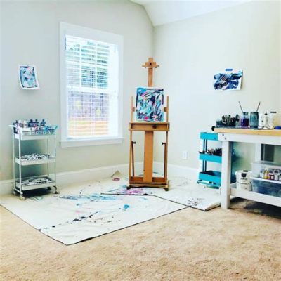 how to set up an art studio and why is it important to have one in your home